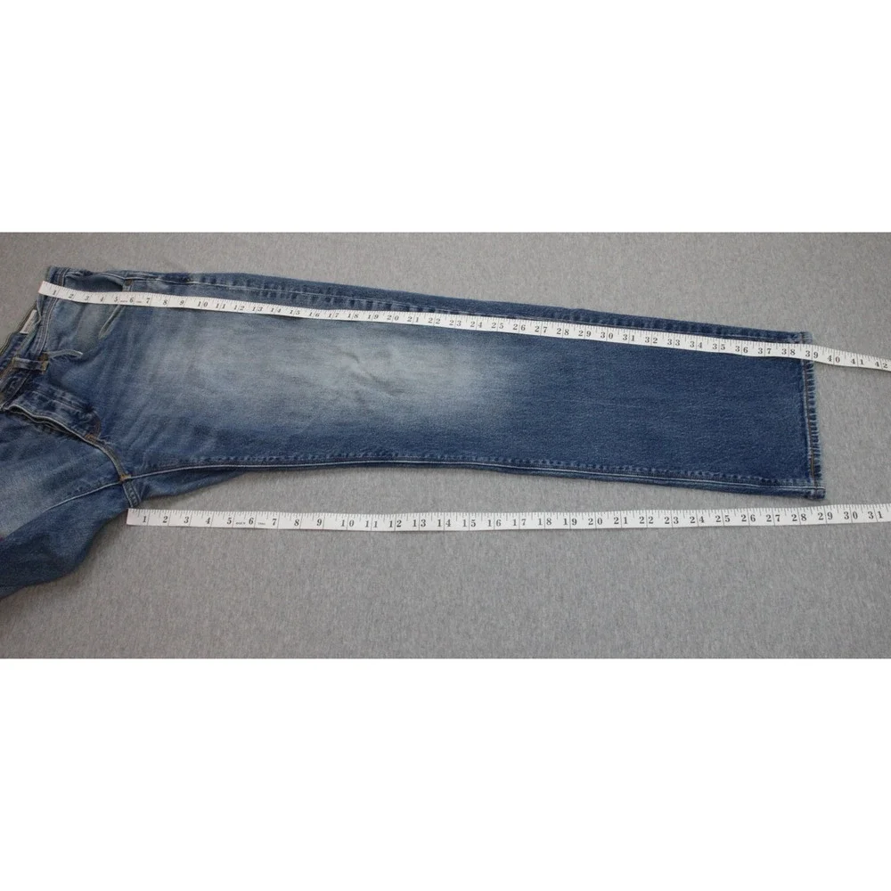 Levis Jeans Mens Size 34 X 30 Blue 514 Cotton Blend Button Fly Straight Stretch - Picture 9 of 9